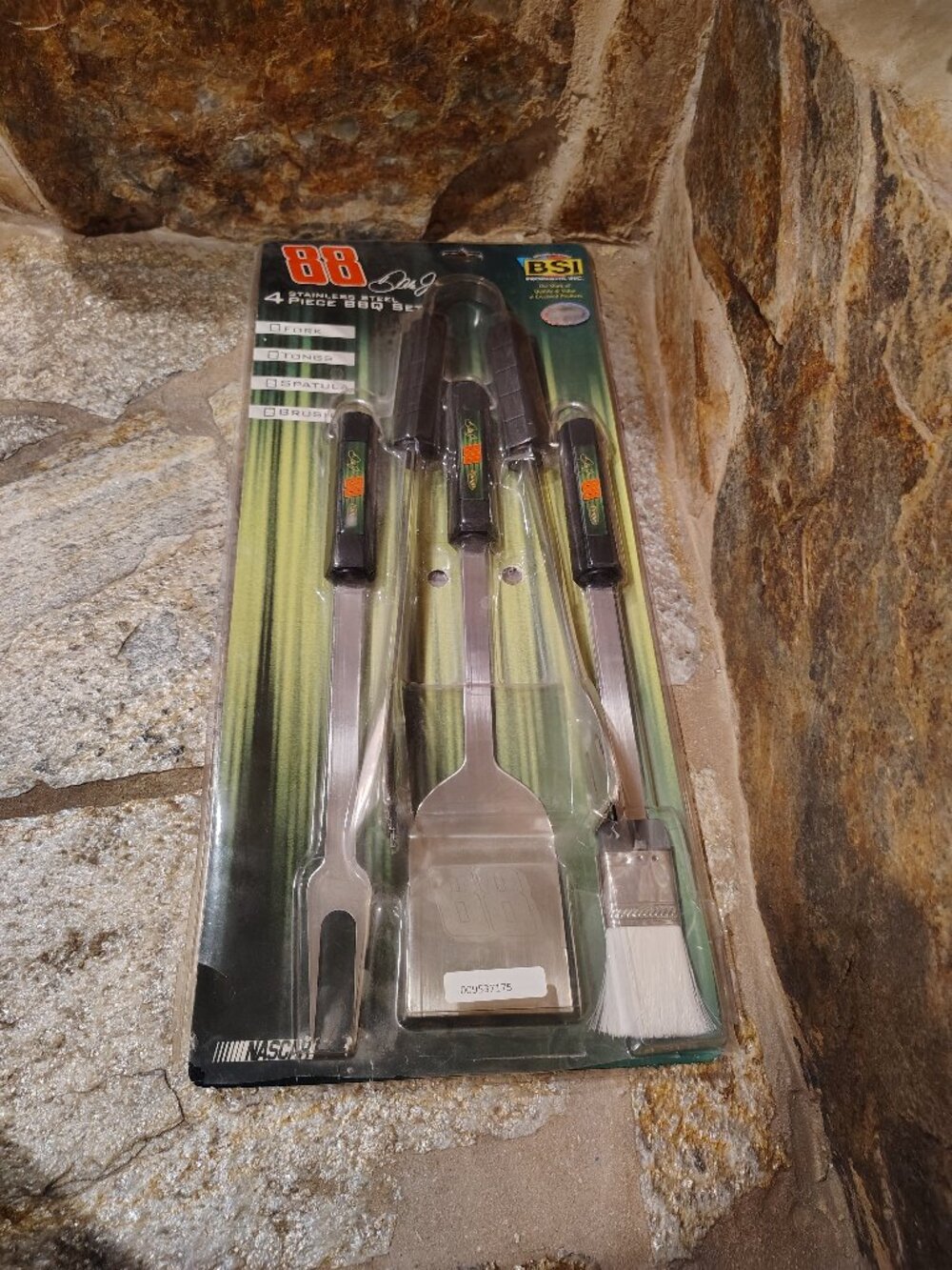 Dale Earnhardt Jr #88 Stainless Steel 4 Piece BBQ Set BSI Nascar Barbecue